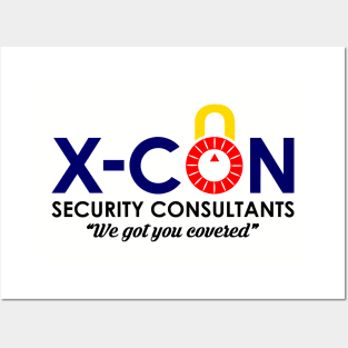 X-Con Security Logo Posters and Art